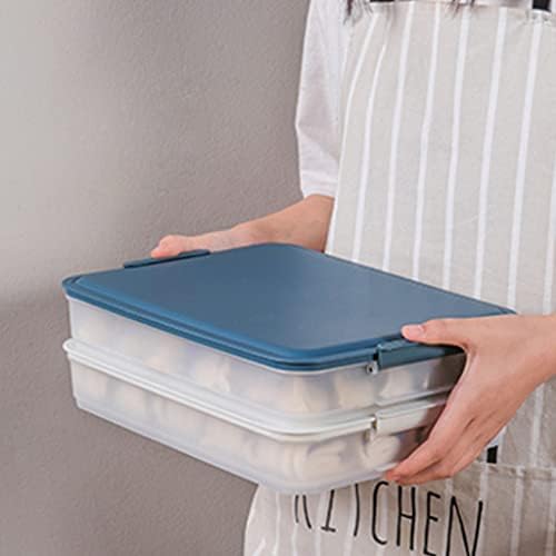 SLNFXC 2 katmanlı Gıda saklama kutusu Hamur Kutusu Mutfak saklama kutusu Buzdolabı Mühürlü saklama kutusu Et ve Sebze