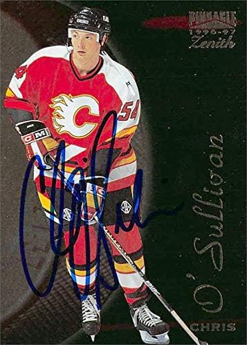 İmza Deposu 653928 Chris O Sullivan İmzalı Hokey Kartı-Calgary Flames, FT-1997 Zirve Zirvesi Çaylak No. 138