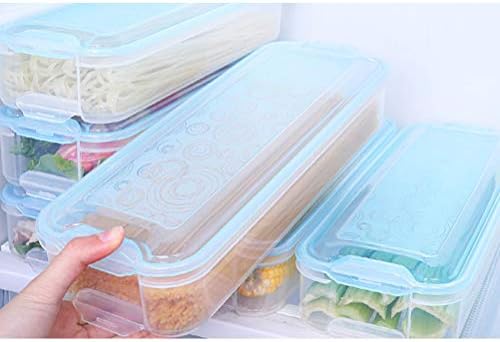 Kapaklı Plastik Çok katmanlı Sebzelik Gıda Kabı Mutfak saklama kutusu (Rastgele Renk, 3 Kutu + 1 Kapak)