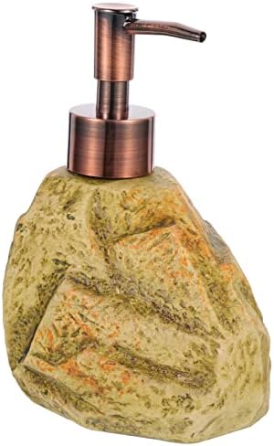 Zerodeko Banyo Dekor Sabunluk Taşlar Şekilli Doldurulabilir pompa şişesi Şampuan uçucu yağ Konteyner Sıvı losyon