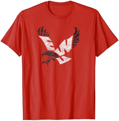 Doğu Washington Üniversitesi EWU Eagles Sıkıntılı Birincil T-Shirt