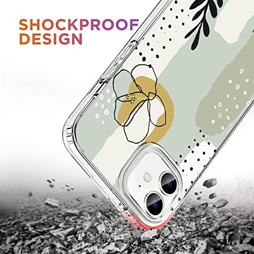 Foreverluck iPhone 11 Durumda, Çiçek Slim Fit Kapak Kızlar Kadınlar için Moda Tasarımları ile, dayanıklı Koruyucu