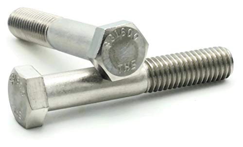 Altıgen Başlı Vidalar 316 Paslanmaz Çelik-1/2-20 x 5 Kısmi Diş Adet-1.000