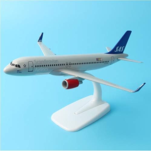 20cm İskandinav Havayolları Uçak Modeli İskandinav Airbus Alaşımlı Kabin Modeli Oyuncak Dekorasyon