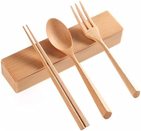 Cabilock Seyahat Gümüş Seyahat Gümüş Çin Yemek Takımı Seti 1 Set japon yemek çubukları ahşap yemek çubukları ahşap