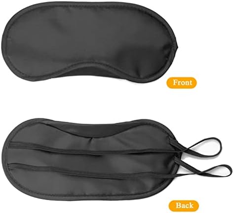 6 Paket Körü Körüne Göz Maskesi Kapak Uyku Maskesi Burun Pedi ile Parti Oyunları için Seyahat Uyku Takımı Kurmak