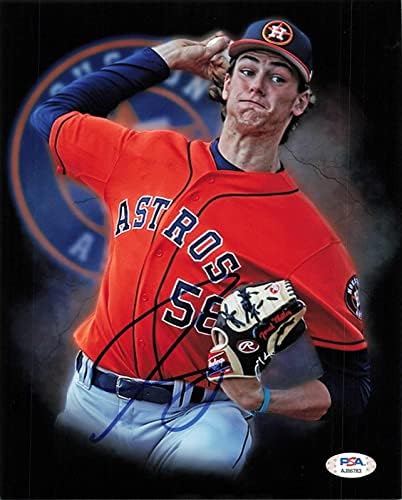 FORREST WHİTLEY imzalı 8x10 fotoğraf PSA / DNA Houston Astros İmzalı-İmzalı MLB Fotoğrafları
