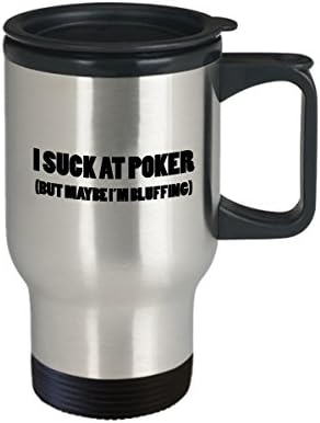 Komik Poker Seyahat Kupası-Poker Oyuncusu Hediyesi-Kumarbaz Hediyesi-Pokerde Berbatım