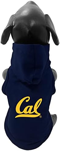 NCAA California Golden Bears Collegiate Pamuklu Likralı Kapüşonlu Köpek Gömleği (Takım Rengi, XX-Küçük)