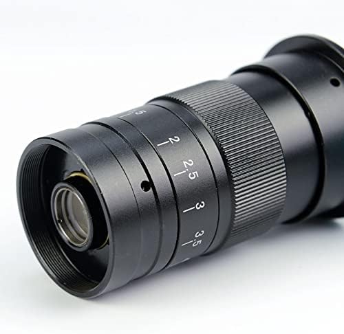 Mikroskop Aksesuarları 180X C-Mount Lens, 0.5 X Adaptör Çalışma Mesafesi 55mm-210mm, endüstriyel Mikroskop Dijital
