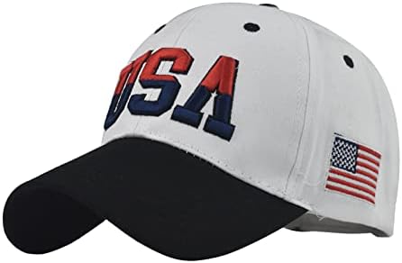 Unisex ABD Bayrağı beyzbol şapkası Vintage Nakış kamyon Şoförü güneş şapkası Erkekler Kadınlar için Sıkıntılı Snapback