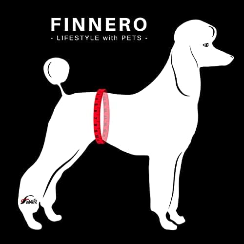 FinNero Yıkanabilir Dişi Köpek Bezi Balerin Stili-Köpekler için Yeniden Kullanılabilir Köpek Dönem, ısı veya Uyarılabilir