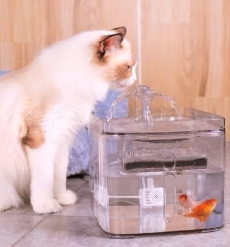 sesnor ile içme için pet Su Sebili Kedi Köpek Su Çeşmesi, Kediler için Pet içme Çeşmesi, Köpekler için Otomatik Kedi
