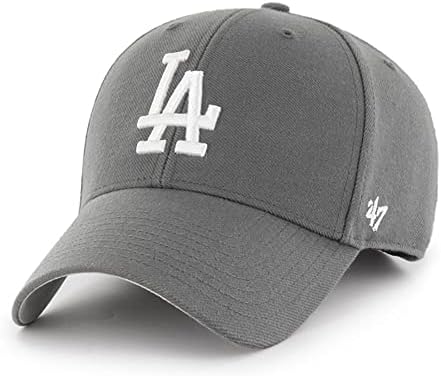 '47 Los Angeles Dodgers MVP Şapka Beyzbol Şapkası-Kömür Grisi
