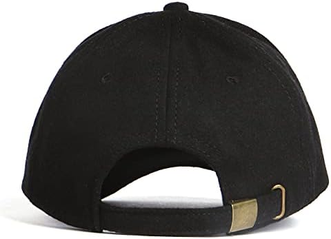 Zylıoo XXL Büyük Boy Yün beyzbol şapkası Şapka, Yumuşak Yapılandırılmış Kış yuvarlak şapka, Ayarlanabilir Sıcak geniş