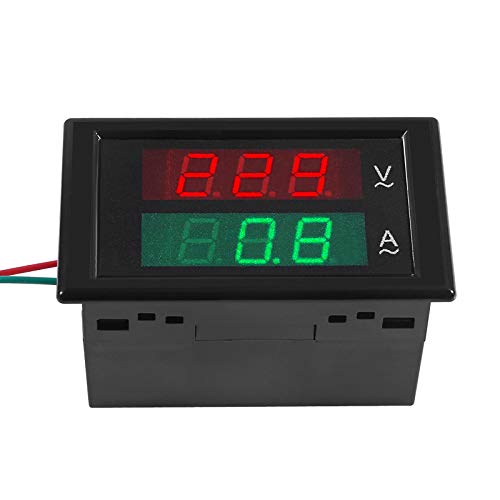 ALMOCN AC 200-450V 200A Dijital Voltmetre Ampermetre Paneli LED Ekran 2-Wire Gerilim Amper Test Ölçer Akım Trafosu