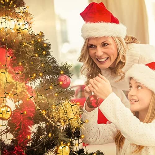 Noel ağacı ışıkları-Warmwhite 480 LED 9.82 FT x 16 damla ışıkları noel süslemeleri ile 8 modelleri ve hafıza fonksiyonu