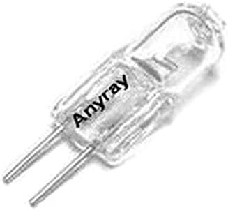 Anyray A1757Y (20)-Ampuller 50 Watt G6.35 24 V 50 W GY6.35 24 Volt 50 Watt Bi Pin T3 Halojen Ampul