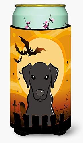 Caroline's Treasures BB1793TBC Cadılar Bayramı Siyah Labrador Uzun Boy Hugger, Can Soğutucu Kol Hugger Makinede Yıkanabilir