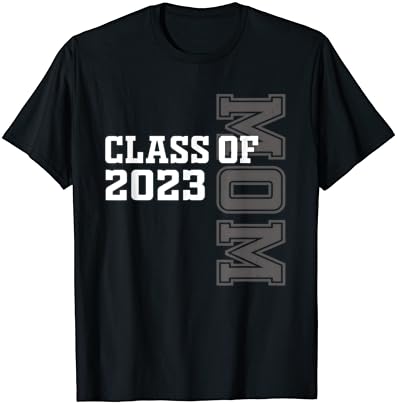 Bayan Kıdemli Mezun 2023 Komik Gururlu Anne Sınıfı 2023 T-Shirt