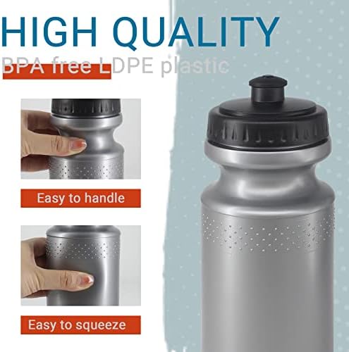 Belinlen 10 Paket 27 oz Spor Su Şişeleri Spor ve Fitness Sıkmak Su Şişeleri BPA Ücretsiz 16 adet Tebeşir Etiketleri