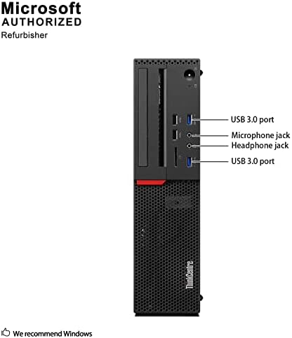 Lenovo ThinkCentre M900 SFF Bilgisayar PC, Intel Dört Çekirdekli i5-6500 3.6 GHz'e kadar, 16GB DDR4 RAM, 256GB Katı