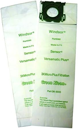 Yeşil Klean ® Vakum Torbaları, Beyaz, 10/Paket (Gk-5300)
